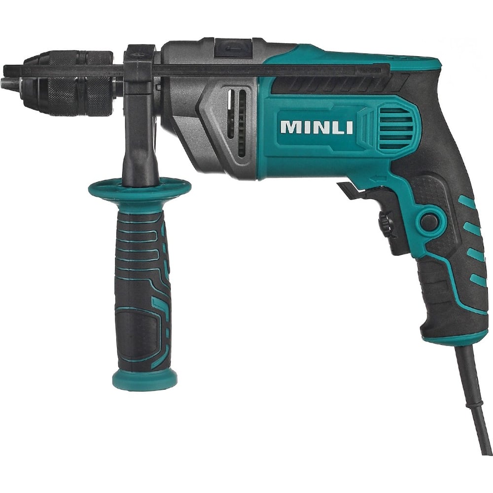 Изображение товара Дрель ударная MINLI 13 мм 850 Вт профессиональная для бетона дерева и кирпича