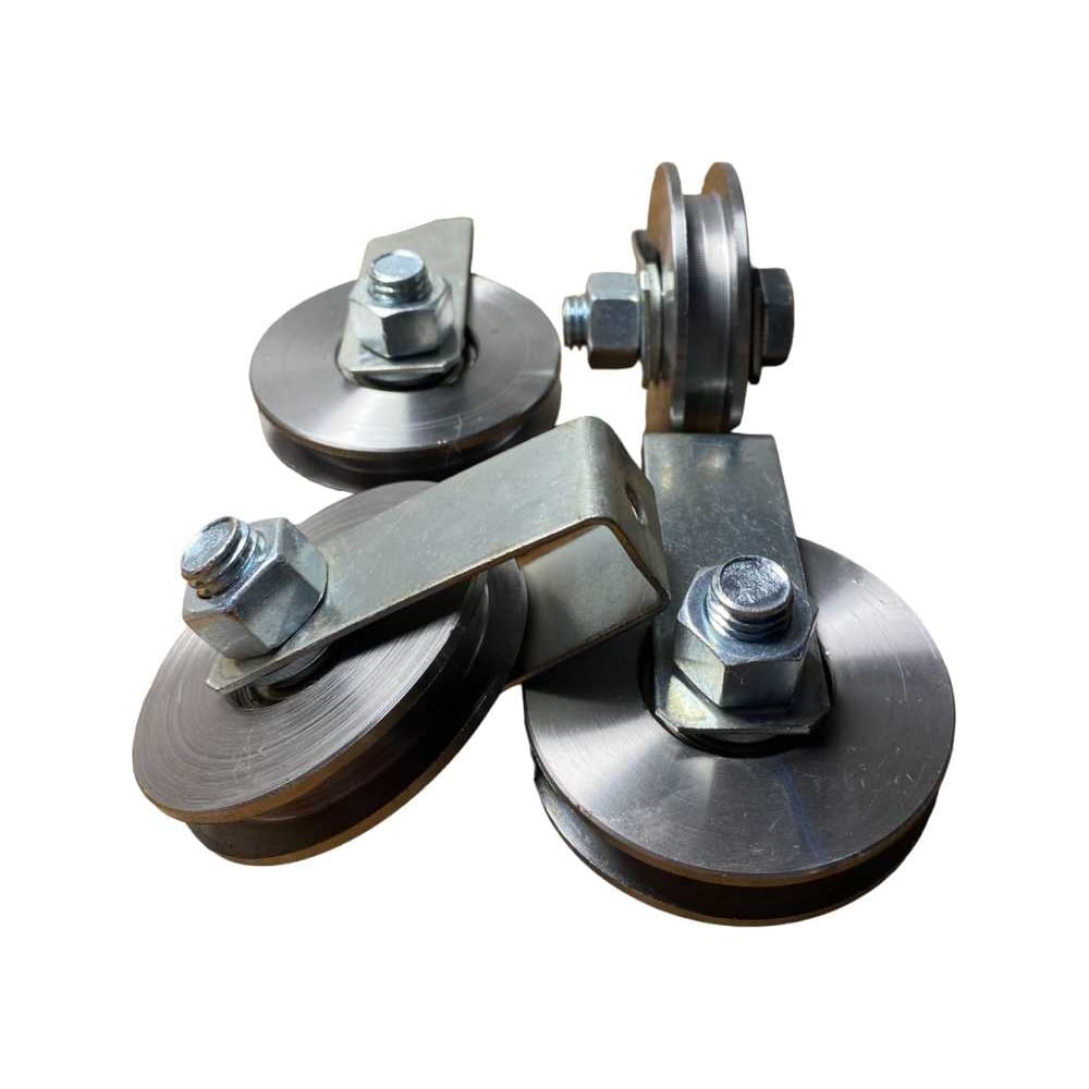 Изображение товара Ролик бельевой 23 БОЛТА металлический d 65 мм 4 шт