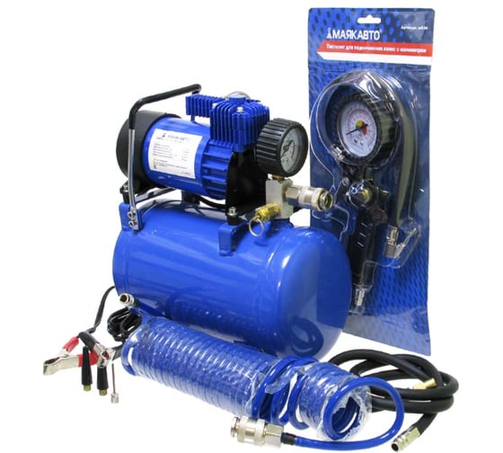 Изображение товара Компрессор МаякАвто АС 6003ма с ресивером 3л,12В ас6003ма