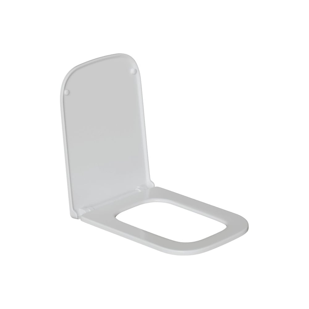 Изображение товара Сиденье для унитаза WAVE SQUARE дюропласт микролифт белый глянец