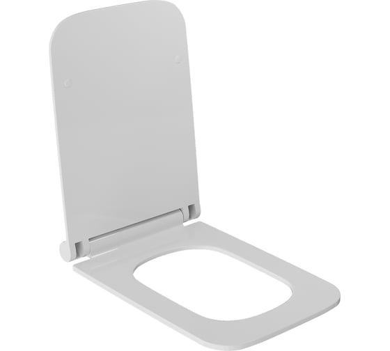 Изображение товара Сиденье для унитаза WAVE LEON дюропласт, микролифт, белый глянец 551760