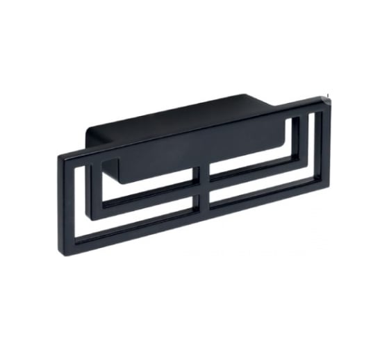 Изображение товара Ручка-скоба MAKMART 32 мм, отделка черный матовый M2942A.32.MB