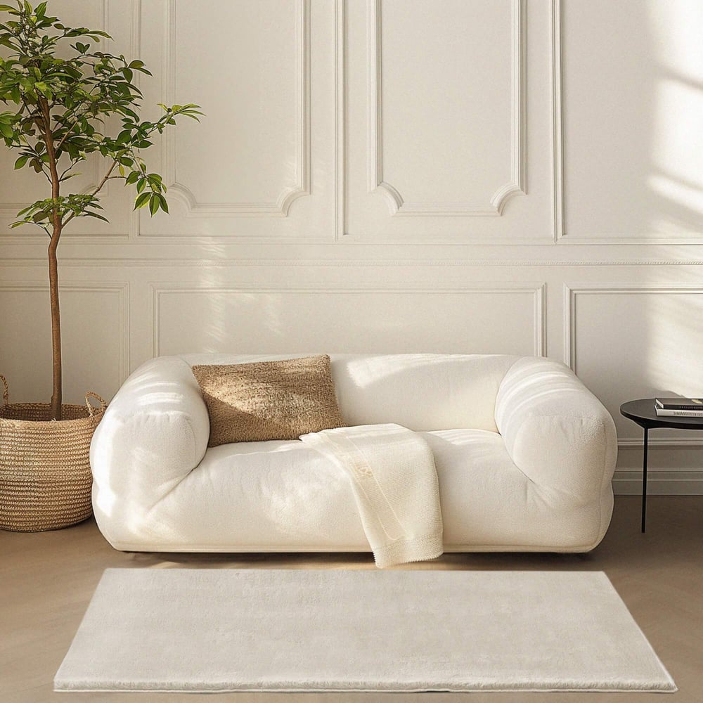 Изображение товара Ковер THE ELEVENTH KINGDOM Пимлико 120х180 слоновая кость искусственный мех