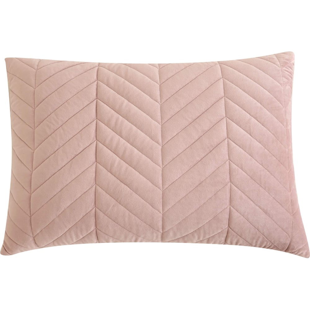 Изображение товара Декоративная наволочка THE ELEVENTH KINGDOM 50x70 розовая велюр