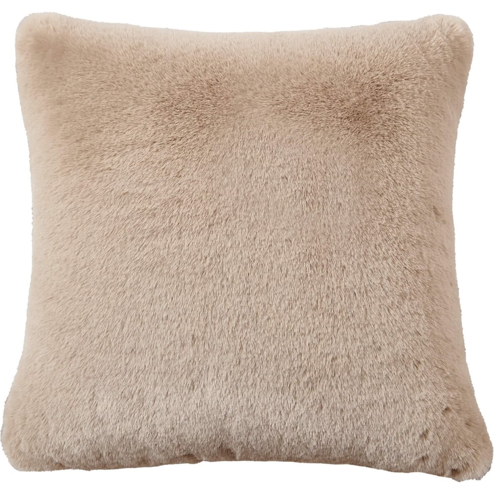 Изображение товара Декоративная наволочка The Eleventh Kingdom 45х45 латте искусственный мех молния