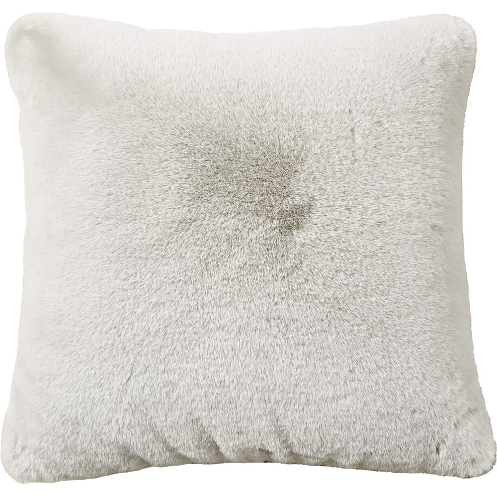 Изображение товара Декоративная наволочка THE ELEVENTH KINGDOM 45х45 Хексхэм серебро искусственный мех