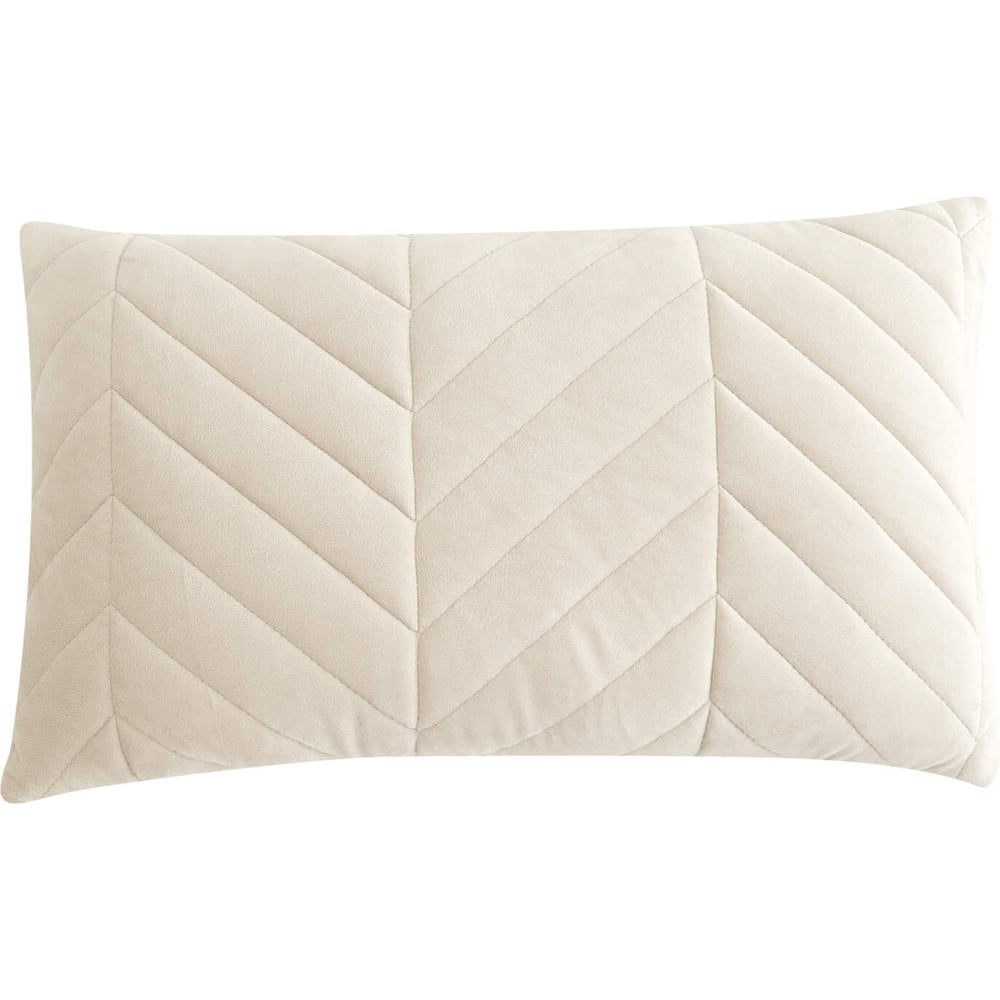 Изображение товара Декоративная наволочка THE ELEVENTH KINGDOM 30х50 крем велюр с молнией