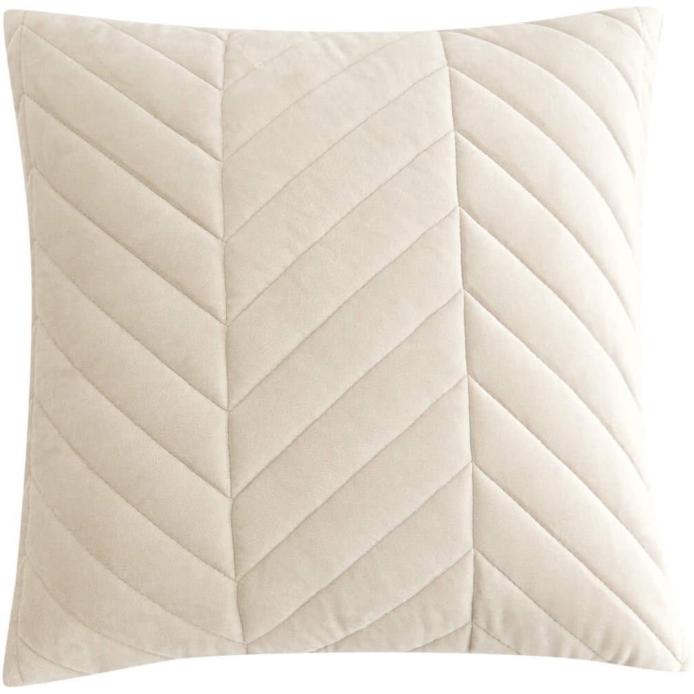 Изображение товара Декоративная наволочка THE ELEVENTH KINGDOM 45х45 см велюр кремовая