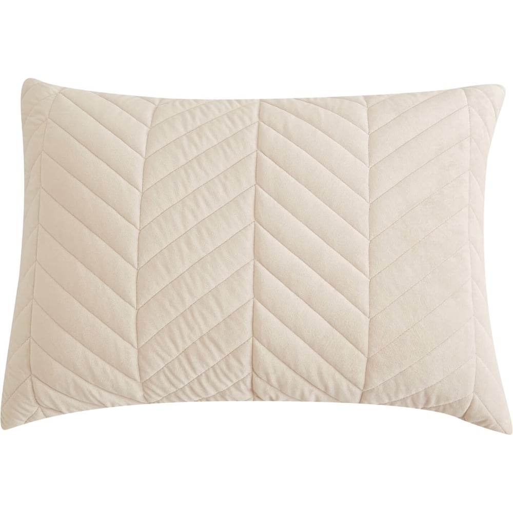 Изображение товара Декоративная наволочка THE ELEVENTH KINGDOM 50x70 Беж велюр с молнией