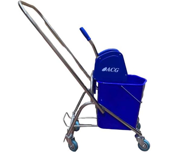 Изображение товара Тележка одноведерная ACG 25л с отжимом, база нержавейка 1011179