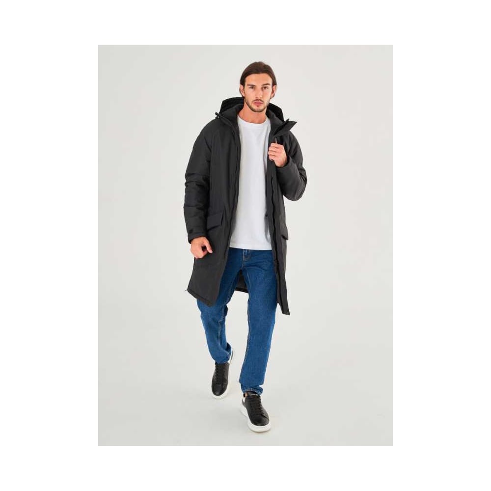 Изображение товара Куртка-парка утепленная мужская Black Urban 112-116 водоотталкивающая