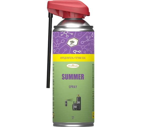 Изображение товара Определитель утечки газа Denzol's «SUMMER» с актутором, баллон 520 мл DT00021