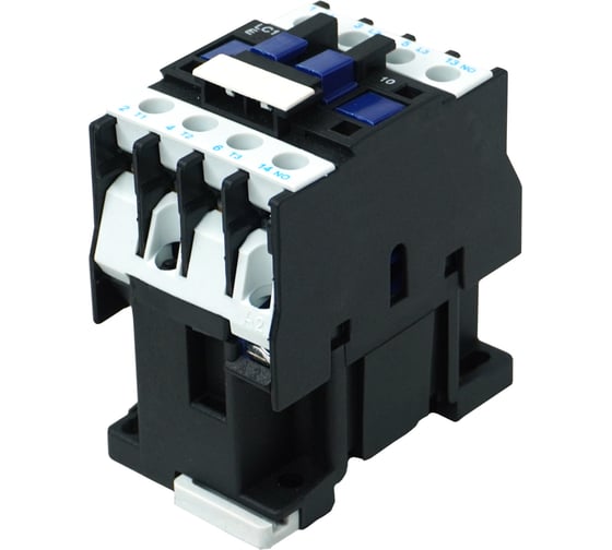 Изображение товара Контактор электромагнитный Электротехник LC1E1210B5, 3Р, 12А, 1НО, 24В/50Гц, ET014280