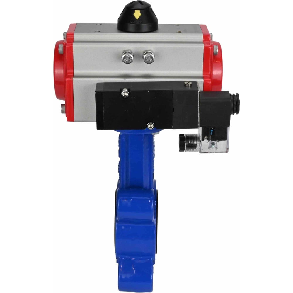 Изображение товара Затвор DN.ru QT450-304-EPDM-2W-Fb-H Ду50 Ру16 с пневмоприводом