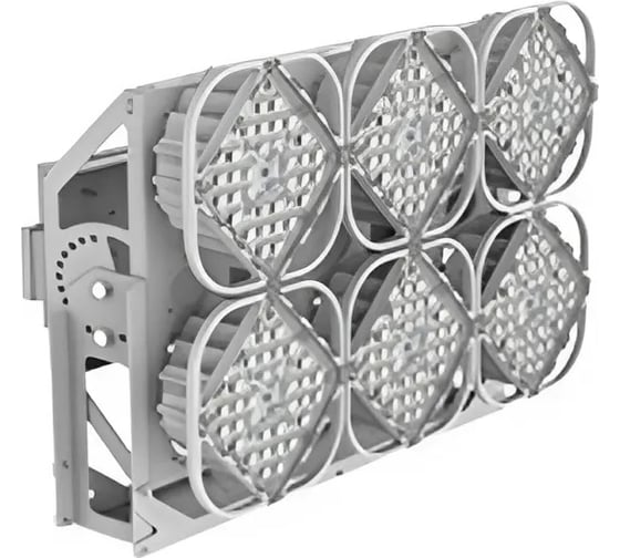 Изображение товара Светодиодный светильник VARTON AirQub RZhD (ВОУ) 440 Вт 5000 K управляемый, NEMA-разъем D1-I0-HVOU2-04URG-6744050