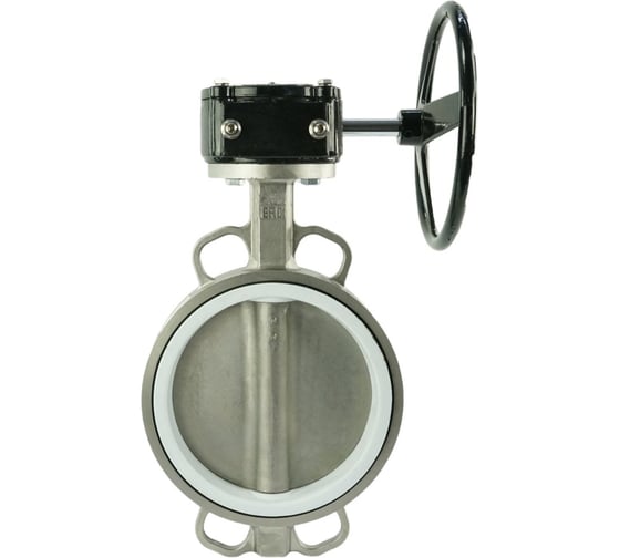 Изображение товара Дисковый затвор DN.ru 304-304-PTFE-2W-Fb-H Ду50 Ру16 редуктор RDN-1 D050-46441