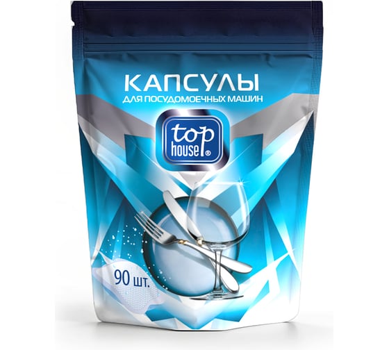 Изображение товара Капсулы для посудомоечных машин TOP HOUSE 90 шт. 181152