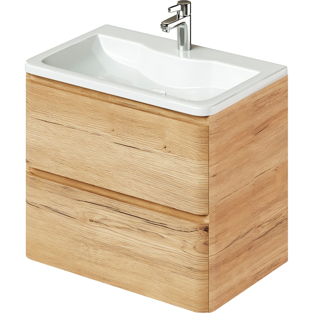 Изображение товара Тумба с раковиной ИТАНА Roberto 70 подвесная из искусственного камня