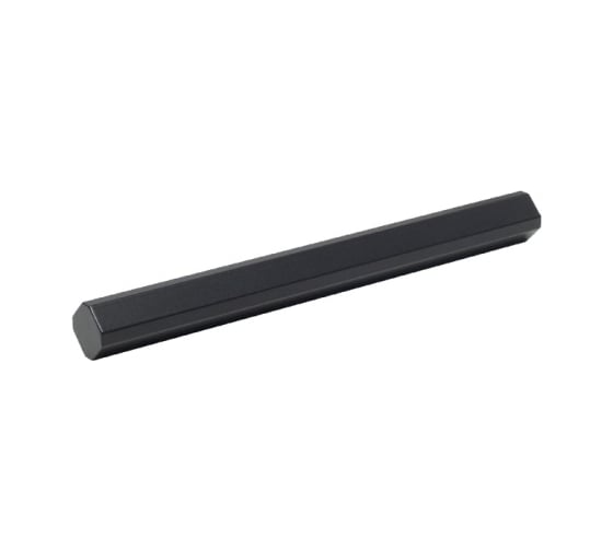 Изображение товара Ручка накладная MAKMART Tor L.200 мм, отделка черный матовый (покраска) TOR.0200.9005