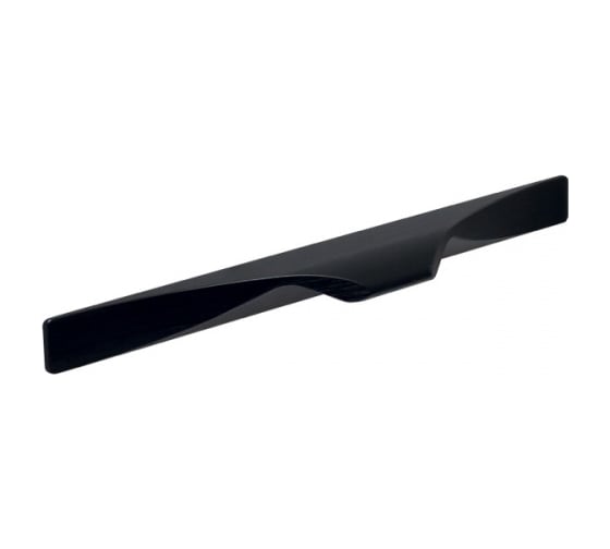 Изображение товара Ручка накладная MAKMART L.190 мм, отделка черный шлифованный (анодировка) HPP.01.0096.BL-BA
