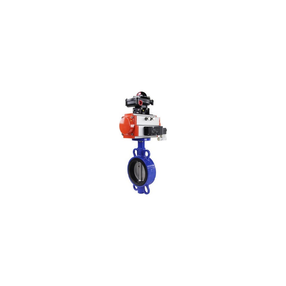 Изображение товара Затвор DN.ru QT450-QT450-EPDM-2W-Fb-H Ду125 Ру16 с пневмоприводом