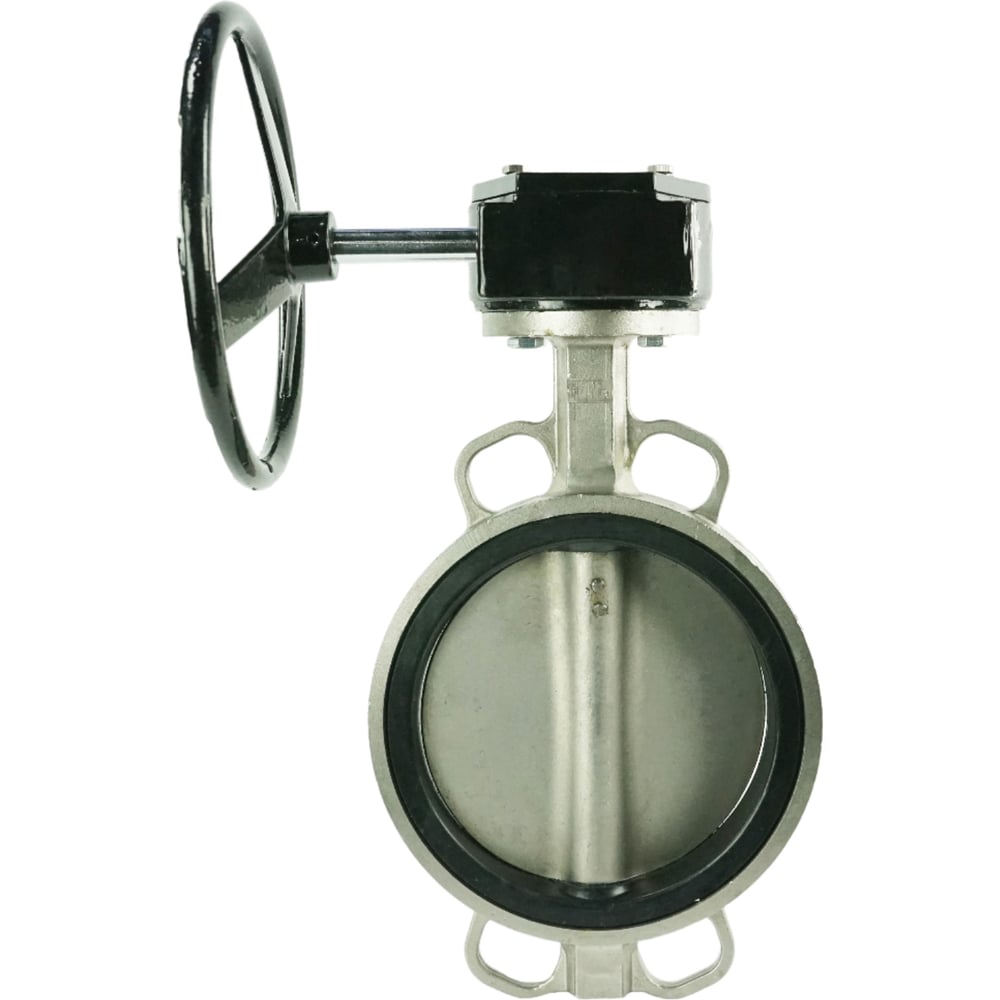 Изображение товара Дисковый затвор DN.ru 304-304-VITON-2W-Fb-H Ду50 Ру16