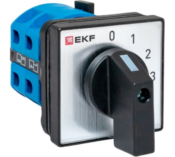 Изображение товара Переключатель кулачковый EKF ПК-1-101 25А 1P «0-1-2-3» IP65 pk-1-101-25-65