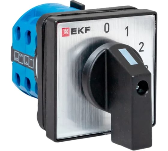 Изображение товара Переключатель кулачковый EKF ПК-1-101 10А 1P «0-1-2-3» IP65 pk-1-101-10-65