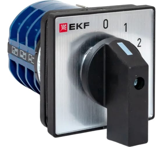 Изображение товара Переключатель кулачковый EKF ПК-1-102 32А 2P «0-1-2-3» IP65 pk-1-102-32-65