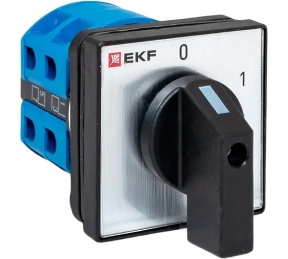Изображение товара Переключатель кулачковый EKF ПК-1-14 25А 4P «0-1» IP65 pk-1-14-25-65