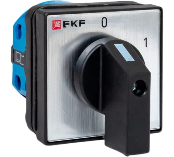 Изображение товара Переключатель кулачковый EKF ПК-1-11 10А 1P «0-1» IP65 pk-1-11-10-65