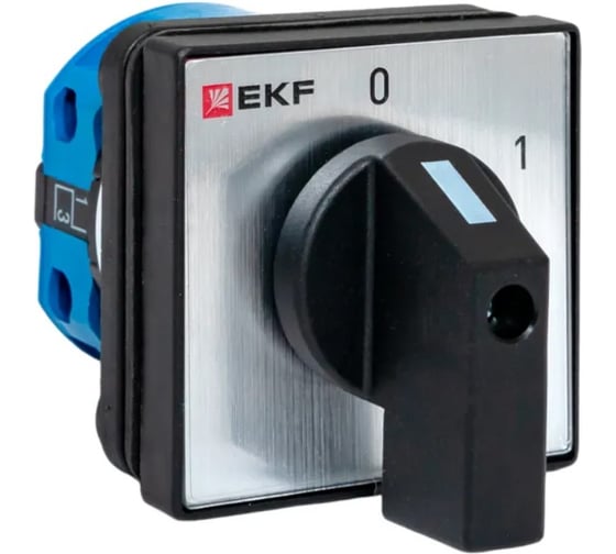 Изображение товара Переключатель кулачковый EKF ПК-1-12 10А 2P «0-1» IP65 pk-1-12-10-65