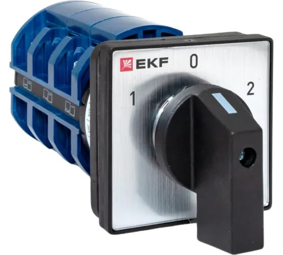Изображение товара Переключатель кулачковый EKF ПК-1-23 63А 3P «1-0-2» IP65 pk-1-23-63-65