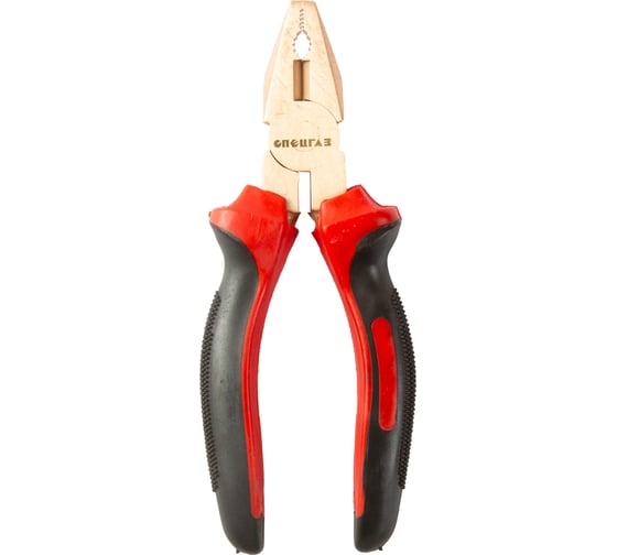 Изображение товара Комбинированные плоскогубцы СПЕЦГАЗ искробезопасный сплав БрБ2 (BeCu) 200 мм ТУ 25.73.30-001-58507838-2023 3329818НГ