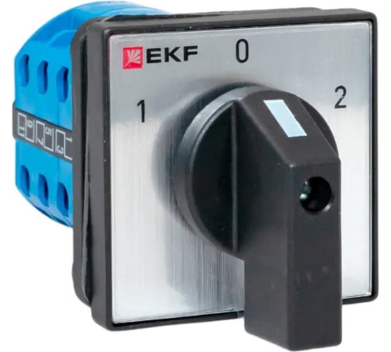 Изображение товара Переключатель кулачковый EKF ПК-1-43 10А 3P «1-0-2» IP65 pk-1-43-10-65