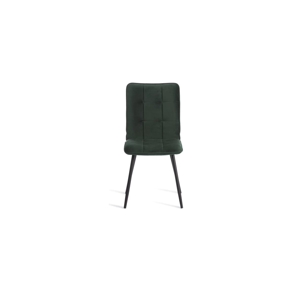 Изображение товара Обеденный стул Tetchair Bari из велюра, изумруд, классический стиль, надежный металл