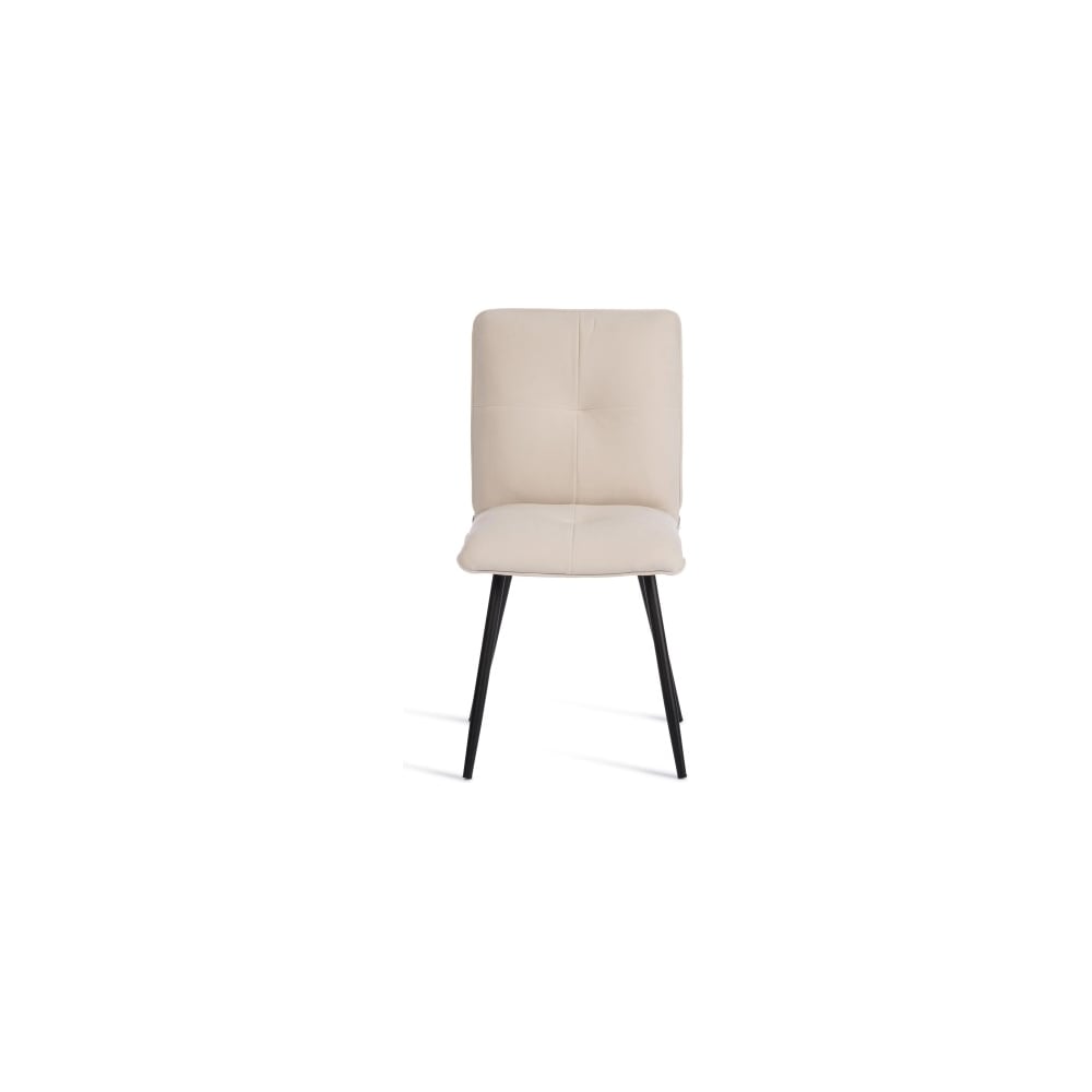 Изображение товара Обеденный стул Tetchair Sweet, молочный/черный, 46x55x88 см