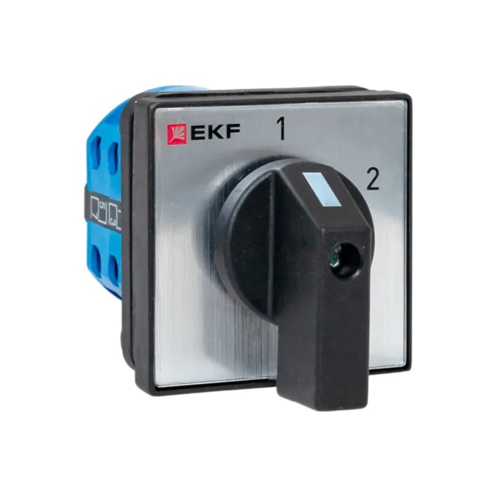 Изображение товара Переключатель кулачковый EKF ПК-1-52 10А IP65 двухполюсный с фиксацией