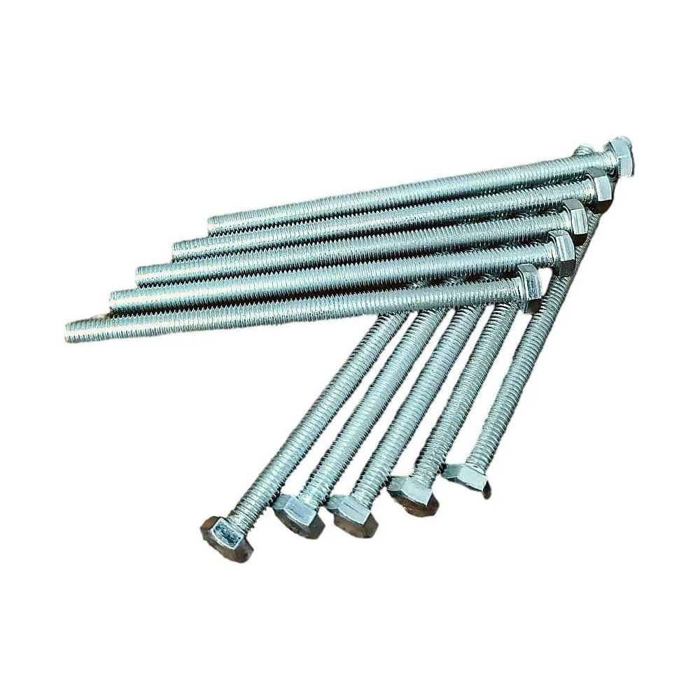 Изображение товара Болт 6x100 мм с полной резьбой DIN 933 класс 8.8 200 шт упаковка