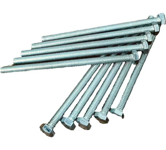 Изображение товара Болт 23 Болта 6x100 мм полная резьба ОЦ DIN933 к.п. 8.8 200 шт. ВЕС бп6100прф200