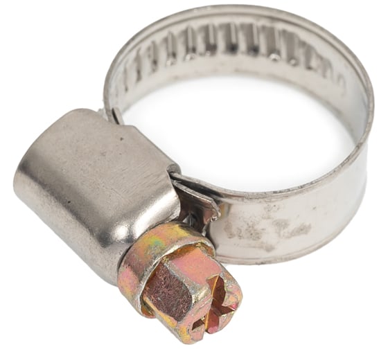 Изображение товара Червячный хомут стяжка 23 БОЛТА  12-20/9 W2 нержавейка, 5 шт. 00000Ч1220.9w2