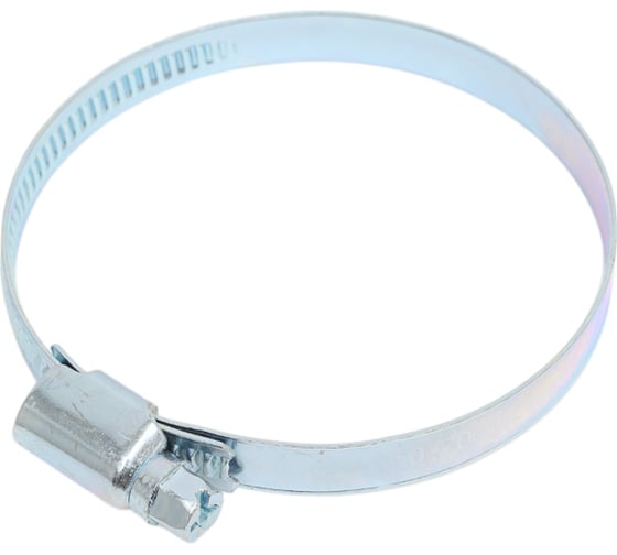 Изображение товара Металлический хомут стяжка 23 БОЛТА 50-70 мм шир.9 мм, 5 шт. 47563