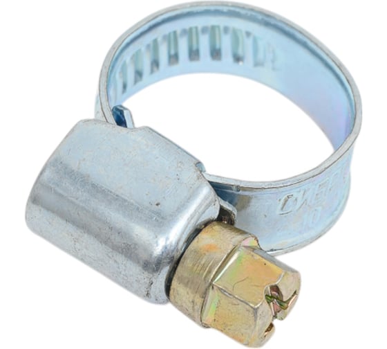 Изображение товара Металлический хомут стяжка 23 БОЛТА 10-16 мм шир.9 мм, 5 шт. 47556