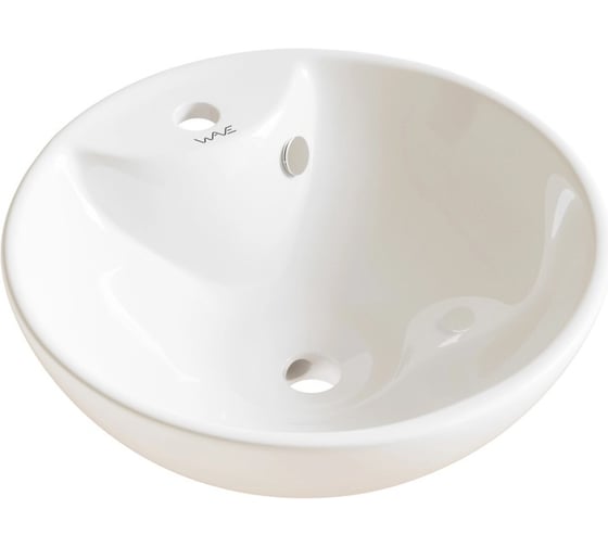 Изображение товара Раковина накладная на столешницу Koral 410_410_185 ш_г_в с отв под смеситель,белый,круг WAVE 554714