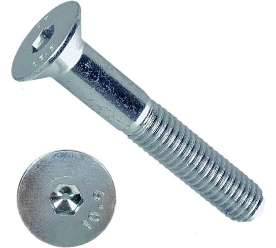Изображение товара Винт потайной 23 Болта под шестигранник 8x90 ОЦ DIN7991 к.п. 10.9 НР, 10 шт. 2000000569420