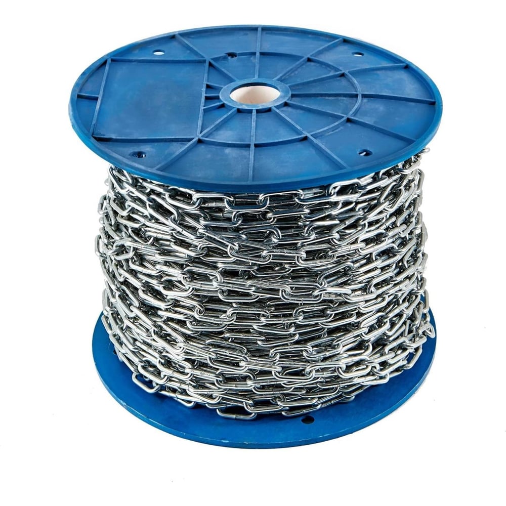 Изображение товара Цепь 23 Болта короткое звено d2 100 м стальная ОЦ DIN766 B6J100200031007