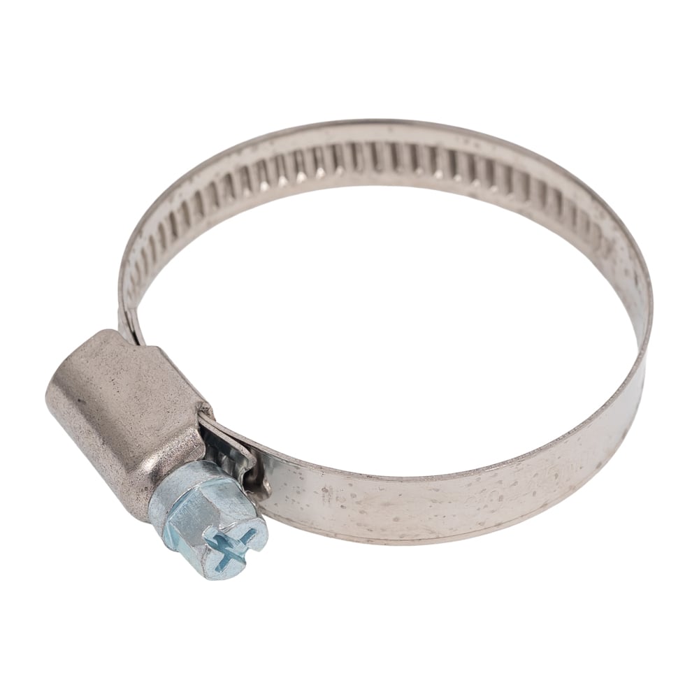 Изображение товара Червячный хомут стяжка 23 БОЛТА 30-45/9 W2 нержавейка 5 шт