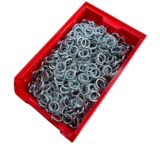 Изображение товара Шайба 23 Болта гровер пружинная ОЦ М10 DIN127, 1000 шт. в контейнере. А23001000032507ф1000