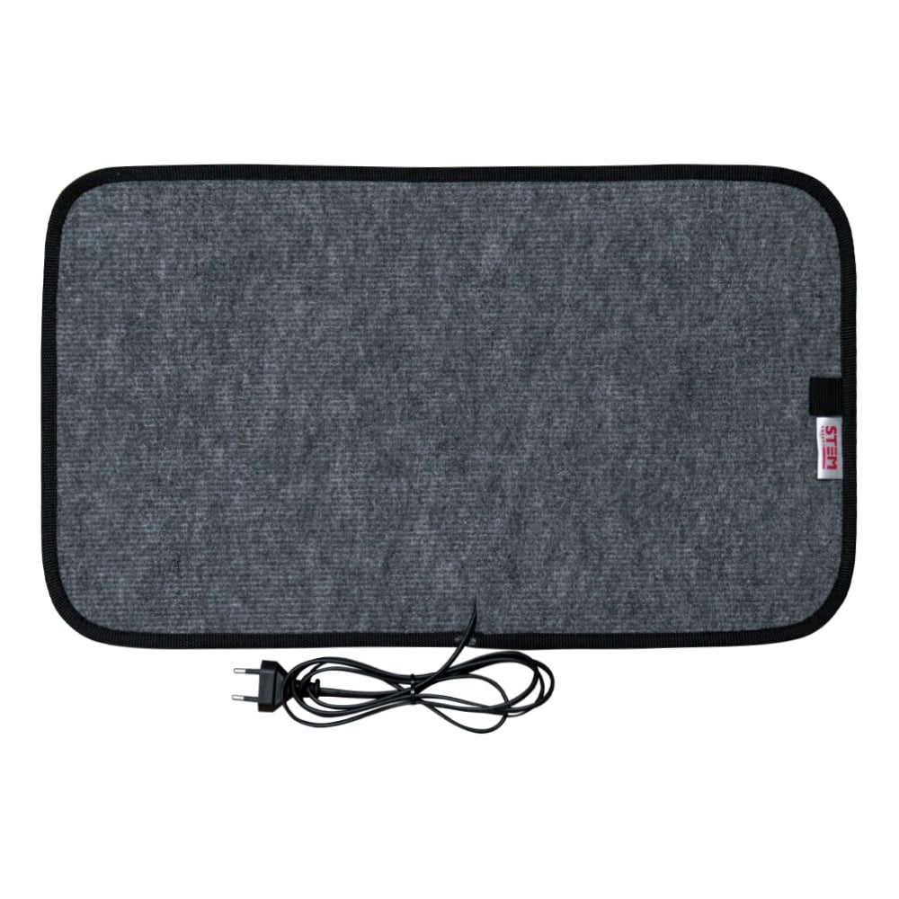 Изображение товара Греющий коврик STEM ENERGY КТ1 серый 56x32 см с термостатом