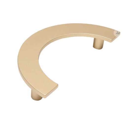 Изображение товара Ручка-скоба Giusti 132мм, отделка золото шлифованное WMN.470X.MZA.M00M3